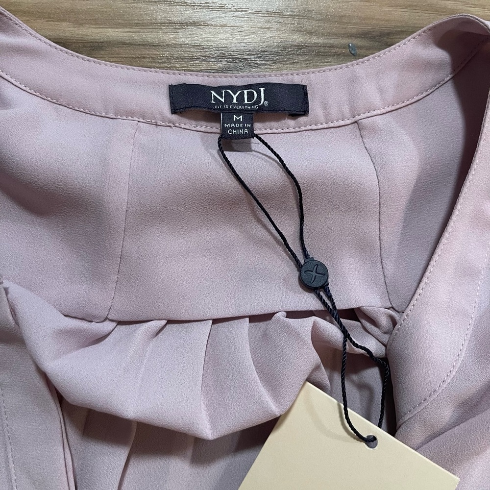 NYDJ Soft Pink Women's Blouse - Picture 2 of 9